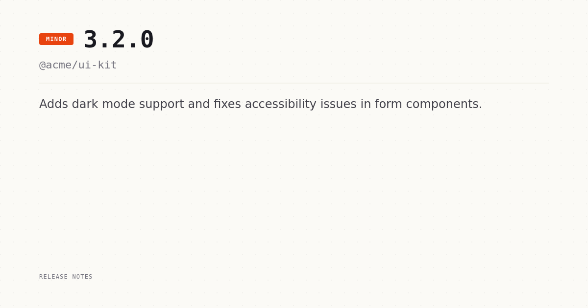 Release Note Open Graph image example